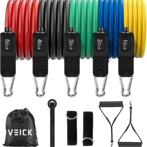 VEICK Resistance Bands, Exercise Bands, Workout Bands, Resis...