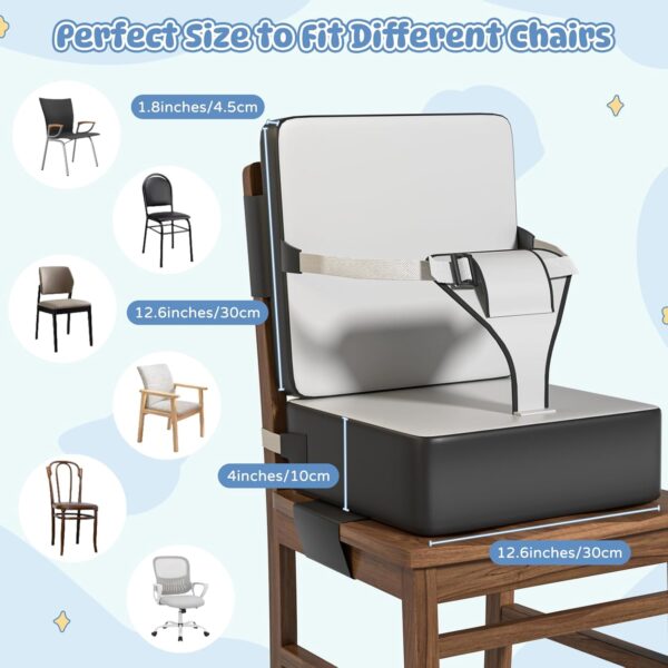 Booster Seat for Kitchen Chair, Toddler Booster Seat for Din...