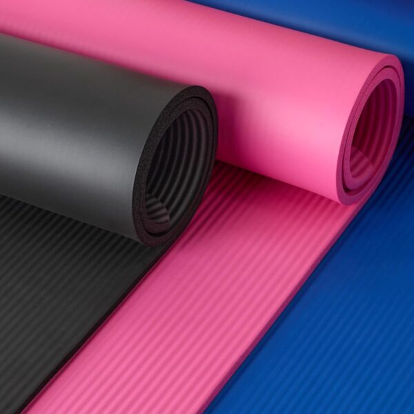 Amazon Basics 1/2 Inch Extra Thick Exercise Yoga Mat with Ca...