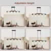 Farmhouse Kitchen Island Lighting, 5-Light Dining Room Light...