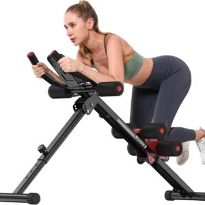 FLYBIRD Ab Workout Equipment, Adjustable Ab Machine Full Bod...