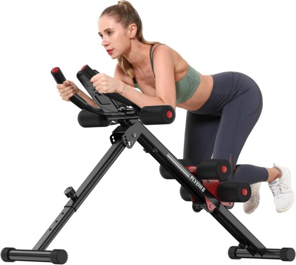 FLYBIRD Ab Workout Equipment, Adjustable Ab Machine Full Bod...