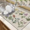 LOKHOM Dish Drying Mat for Kitchen Counter, 18"x24" Absorben...