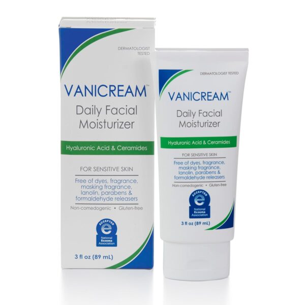 Vanicream Daily Facial Moisturizer With Ceramides and Hyalur...