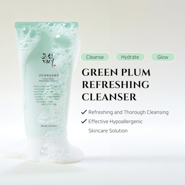 Beauty of Joseon Green Plum Refreshing Cleanser Gel Type Dee...