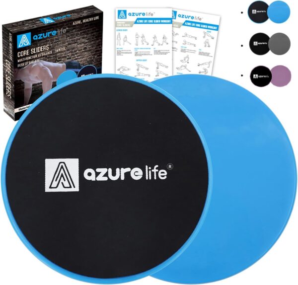Exercise Core Sliders, Dual Sided Exercise Gliding Discs Use...