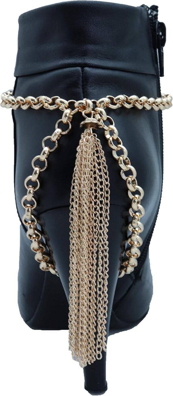 TrendyFashionJewelry TFJ Women Jewelry Boot Bracelet Gold Me...