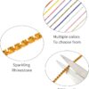 10 Yards 4 MM Rhinestone Chain Trim Crystal Rhinestone Close...
