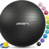 APEXUP Yoga & Pilates Ball - Anti Slip Heavy Duty Gym Ball f...