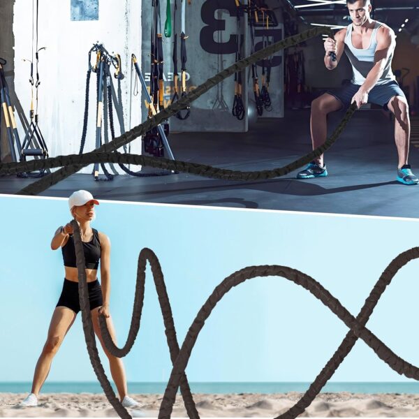 Battle Rope Battle Ropes for Exercise Workout Rope Exercise ...
