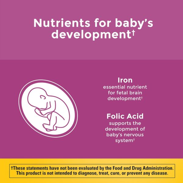 Nature Made Prenatal Multivitamin with Folic Acid, Prenatal ...