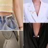 AIERSA Hat Pins Charms for Women, 36pcs Pearl Shoe Lace Char...
