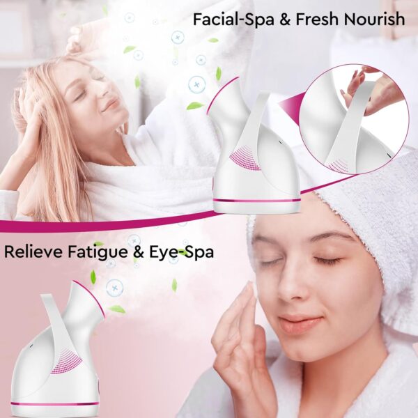 Amconsure Facial Steamer - Nano Ionic Face Steamer Warm Mist...