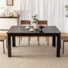 Giantex Dining Table for 6, Rectangular Kitchen Table with 3...