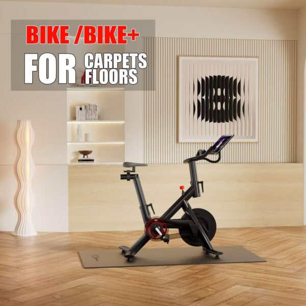 Bike Mat Compatible with Peloton Bike,Elliptical,Treadmill M...