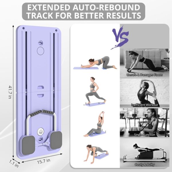 JANUA Pilates Board - Pilates Reformer Set, Multi-Purpose Fo...