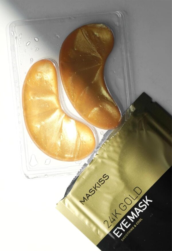 24k Gold Under Eye Patches (50 Pairs), eye mask, Collagen Sk...