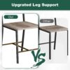 Shintenchi Kitchen Table Chairs Set of 4, Dining Table Set f...