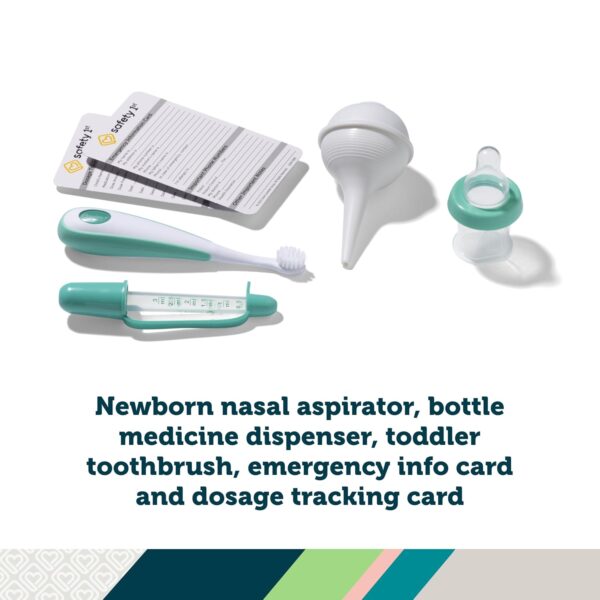 Safety 1st Nursery Care Health & Grooming Kit, Pyramids Aqua...