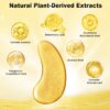 Under Eye Patches (25 Pairs) - 24K Gold Eye Masks Enriched w...