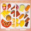 Play Food Sets,143Pcs Play Kitchen Accessories,Toy Food for ...