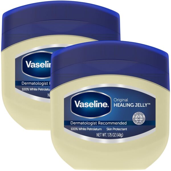 Vaseline Petroleum Jelly Travel-Size 2-Pack – Hypoallergenic...
