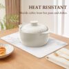 QIYI Placemats Set of 4, 12x18 Inch PU Leather Place Mats fo...