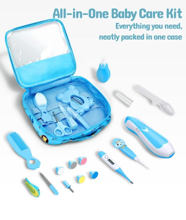 Baby Healthcare and Grooming Kit, Electric Safety Nail Trimm...