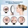 B Beauty Planet 30X Magnifying Mirror, Hand Mirror with Hand...