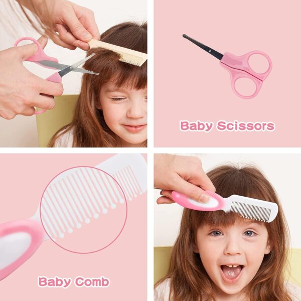 Baby Healthcare and Grooming Kit for Newborn Kids, 24PCS Upg...