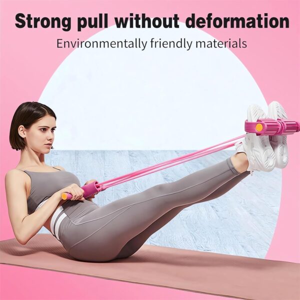 21 Fitness Resistance Bands-4 Tube Pedal Ankle Puller - 2023...