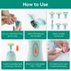 Baby Healthcare and Grooming Kit, 24 in 1 Baby Electric Nail...
