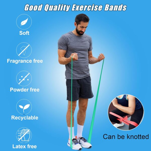 Resistance Bands for Working Out, Physical Therapy Bands, La...