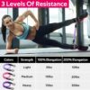 WALITO Ankle Resistance Bands with Cuffs, Exercise Bands for...