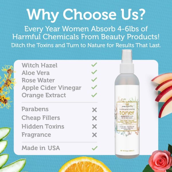 Era Organics Hydrating Toner for Face - Refreshing and Balan...