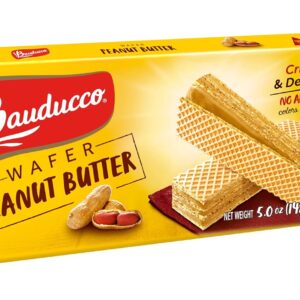 Bauducco Peanut Butter Wafers - Crispy Wafer Cookies With 3 ...