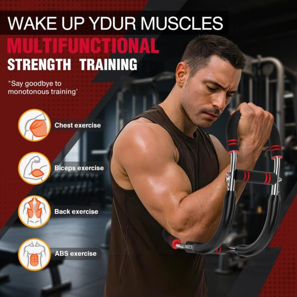 Adjustable Power Twist Arm Trainer (30-120 lbs), Chest and F...
