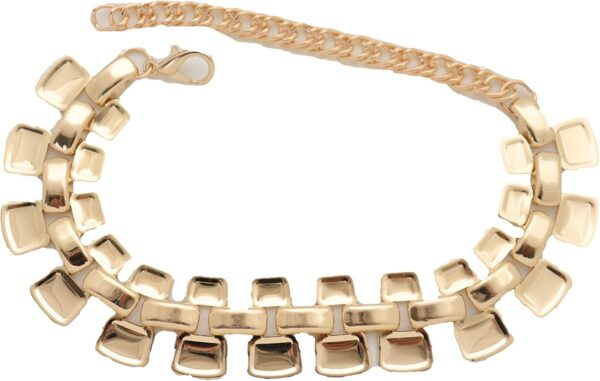 Women Fashion Jewelry Boot Bracelet Mesh Metal Chain Links H...