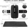 Ab Roller Wheel, 10-In-1 Ab Exercise Wheels Kit with Resista...