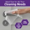 MED PRIDE Disposable Dry Wipes for Adults, Soft & Absorbent ...