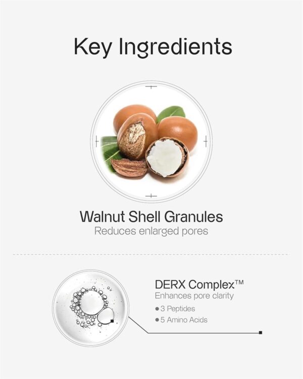 Oganacell DERX Cleanser - Walnut Cleanser for Clogged Pores,...