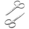 Facial Hair Small Grooming Scissors For Men Women - Eyebrow,...