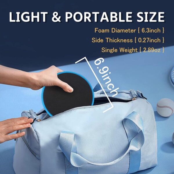 ZILLEEN Exercise Sliders for Working Out Fitness Discs for P...