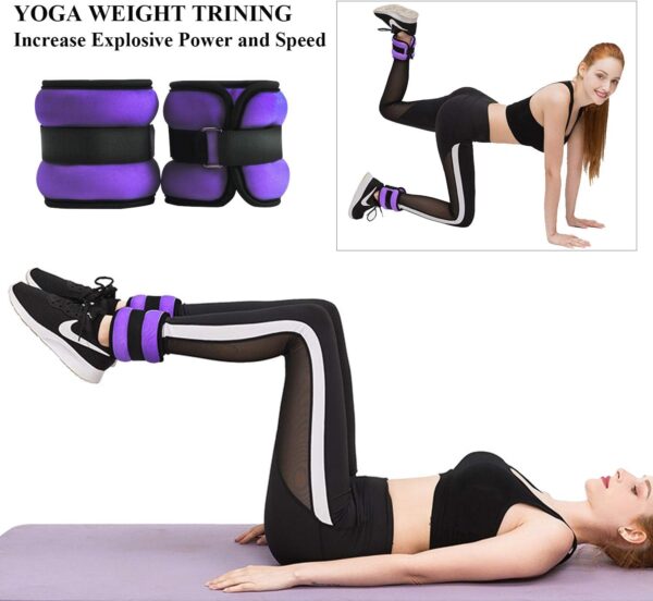 Ankle/Wrist Weights, Small Leg Arm Hand Cuff Weights for Wom...