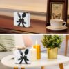 Modern Standing Napkin Holder for table, Black Metal Napkin ...