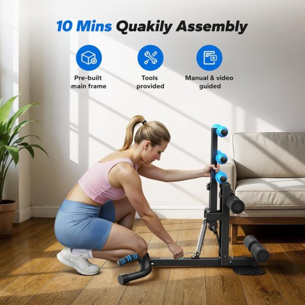 MERACH Deep Squat Machine for Women, Adjustable Glutes Train...