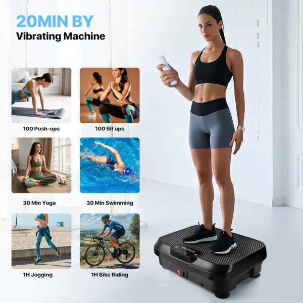 Vibration Plate Exercise Machine for Lymphatic Drainage Weig...