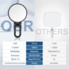 B Beauty Planet 30X Magnifying Mirror, Hand Mirror with Hand...