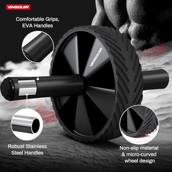 Vinsguir Ab Roller Wheel - Ab Workout Equipment for Difficul...