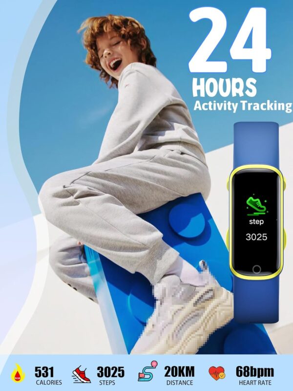 Kids Fitness Tracker,Fitness Watch Waterproof Activity Track...